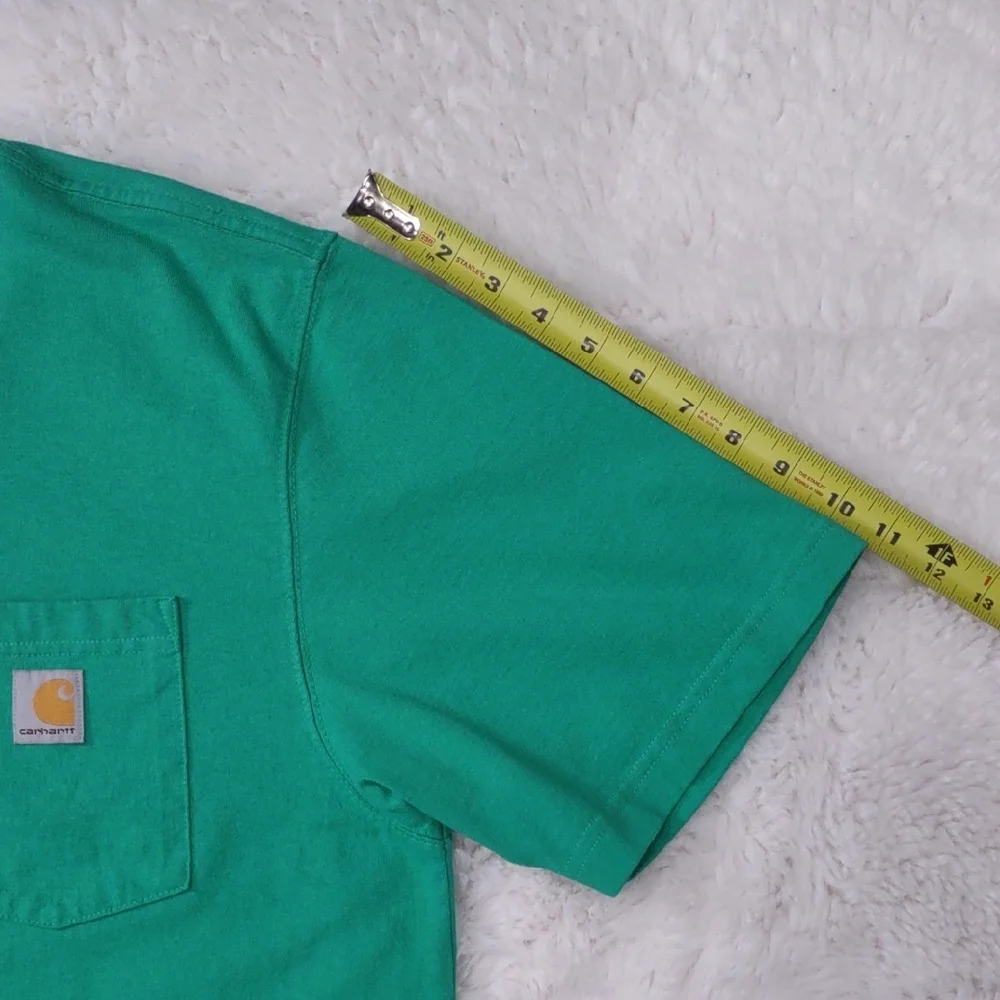 Carhartt Vibrant Green Tee with Pocket - Picture 12 of 15